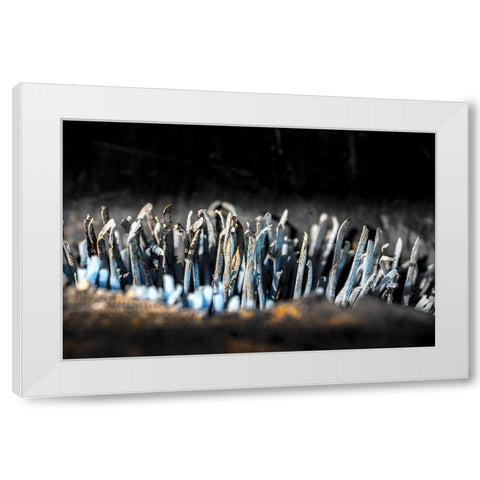 Hafen 5 White Modern Wood Framed Art Print by Krause, Michael