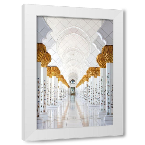 Durchsicht White Modern Wood Framed Art Print by Pawlitzki, Micha