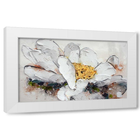 Nevicata White Modern Wood Framed Art Print by Beletti, Nicole