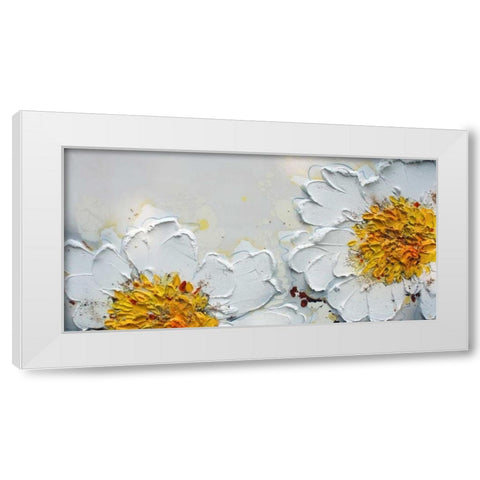 Blanco White Modern Wood Framed Art Print by Beletti, Nicole