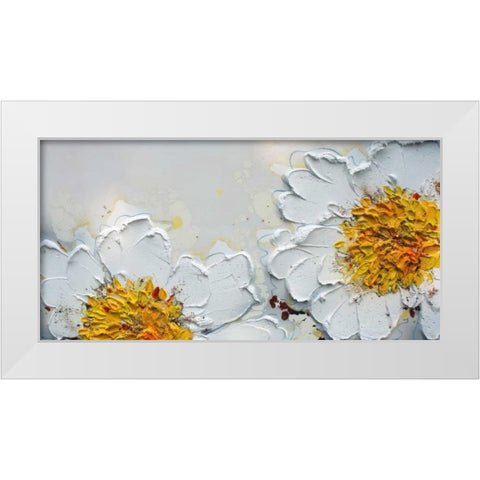 Blanco White Modern Wood Framed Art Print by Beletti, Nicole
