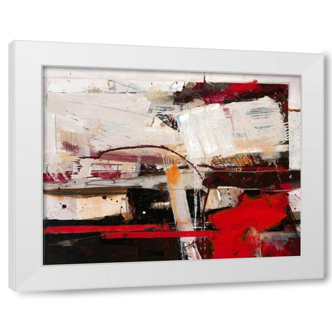 Das dem Sinn am nachsten gelegen White Modern Wood Framed Art Print by Mayer, Norbert