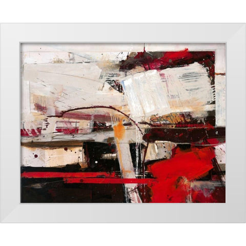 Das dem Sinn am nachsten gelegen White Modern Wood Framed Art Print by Mayer, Norbert