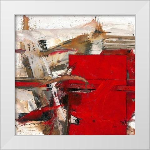Wenn der Trieb einen Gedanken be White Modern Wood Framed Art Print by Mayer, Norbert