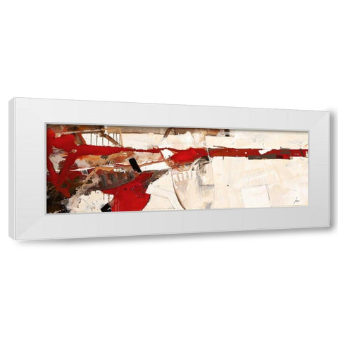 Hab zu spuren mich getraut White Modern Wood Framed Art Print by Mayer, Norbert