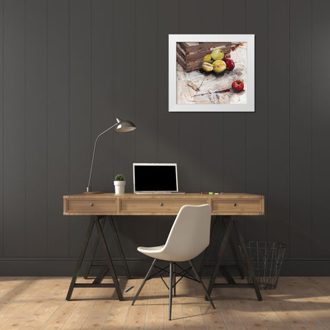 Damit die Sunde erhalten bleibt White Modern Wood Framed Art Print by Mayer, Norbert