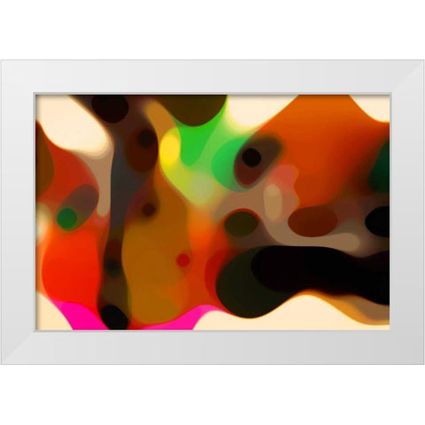 Evolution 38 White Modern Wood Framed Art Print by Klipp, Ortwin