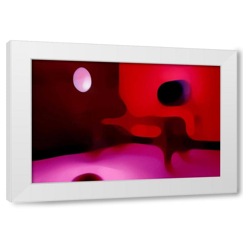 Evolution 856 White Modern Wood Framed Art Print by Klipp, Ortwin
