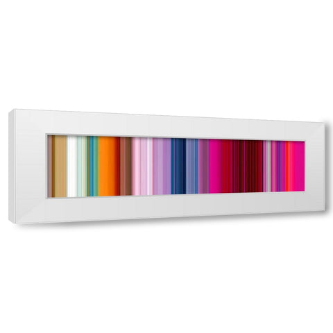 Lichtlinien 898 White Modern Wood Framed Art Print by Klipp, Ortwin