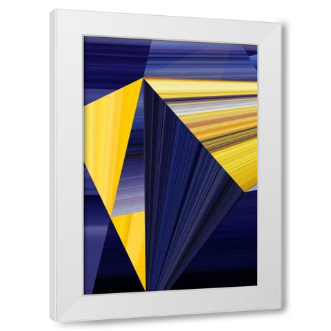 Lichtlinien 363 White Modern Wood Framed Art Print by Klipp, Ortwin