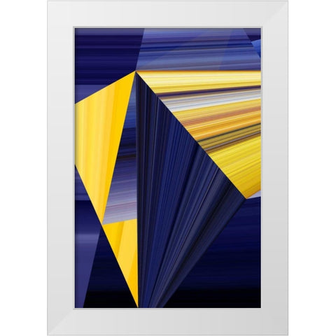 Lichtlinien 363 White Modern Wood Framed Art Print by Klipp, Ortwin