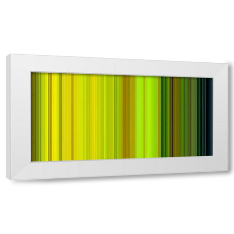 Lichtlinien 891 White Modern Wood Framed Art Print by Klipp, Ortwin