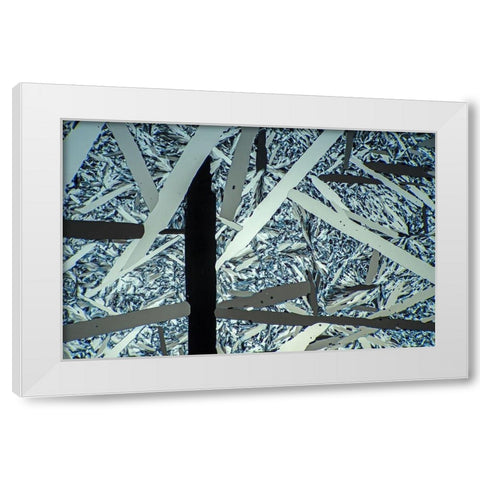 Menthol White Modern Wood Framed Art Print by Juzak, Peter