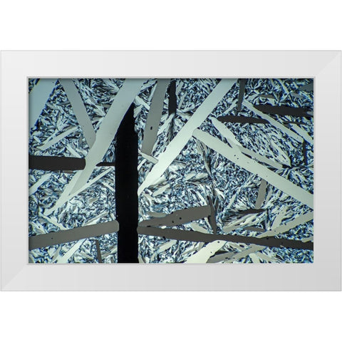 Menthol White Modern Wood Framed Art Print by Juzak, Peter