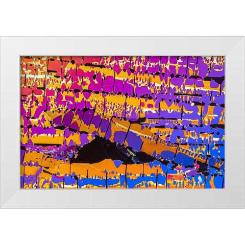 OxalsÃ¤ure White Modern Wood Framed Art Print by Juzak, Peter