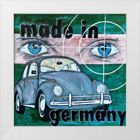 Made in Germany White Modern Wood Framed Art Print by HÃ¼ttner, Rainer