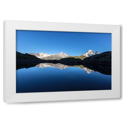 Les Drus White Modern Wood Framed Art Print by Moiola, Roberto