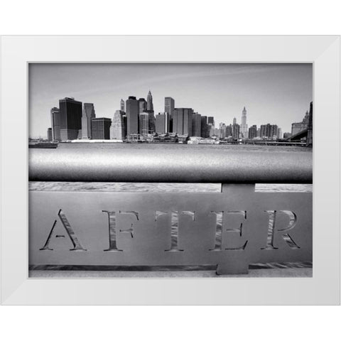 After White Modern Wood Framed Art Print by Reis, Thomas
