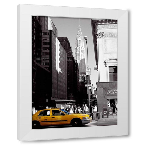 5th White Modern Wood Framed Art Print by Reis, Thomas