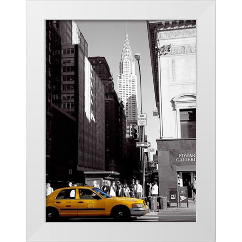 5th White Modern Wood Framed Art Print by Reis, Thomas