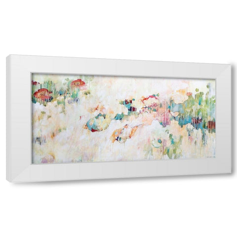 BlÃ¼tentau White Modern Wood Framed Art Print by Endress, Sabine