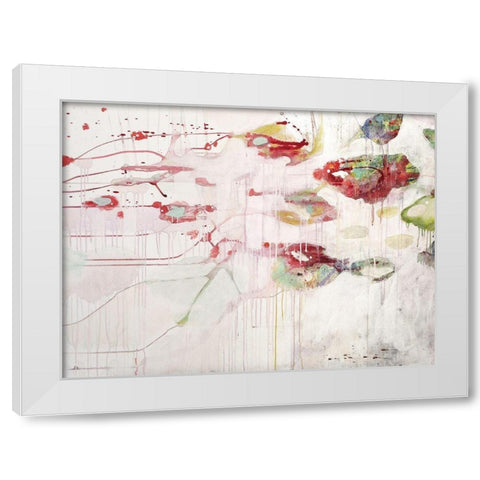 Wasserspiel 1 White Modern Wood Framed Art Print by Endress, Sabine