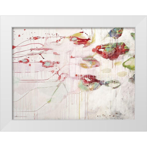 Wasserspiel 1 White Modern Wood Framed Art Print by Endress, Sabine
