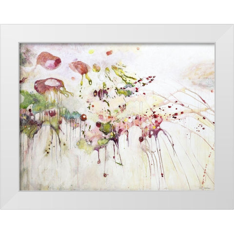 Wasserspiel 2 White Modern Wood Framed Art Print by Endress, Sabine