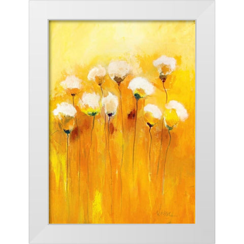 Summerfields II White Modern Wood Framed Art Print by Strunk, Anne L.