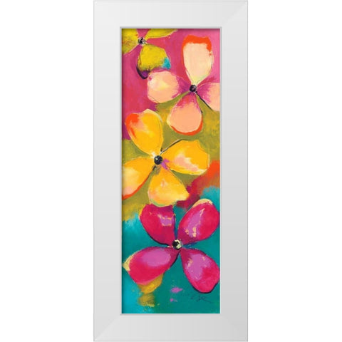 Melody II White Modern Wood Framed Art Print by Strunk, Anne L.