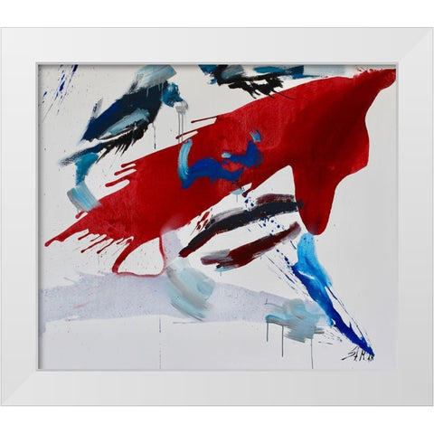 Sleeping Beauty I White Modern Wood Framed Art Print by Miteff, Stefan
