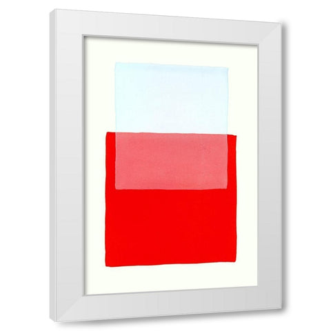 Color Code 1 White Modern Wood Framed Art Print by Maier, Werner