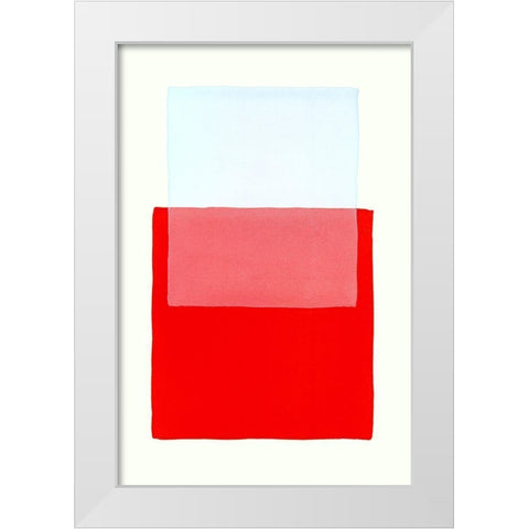Color Code 1 White Modern Wood Framed Art Print by Maier, Werner