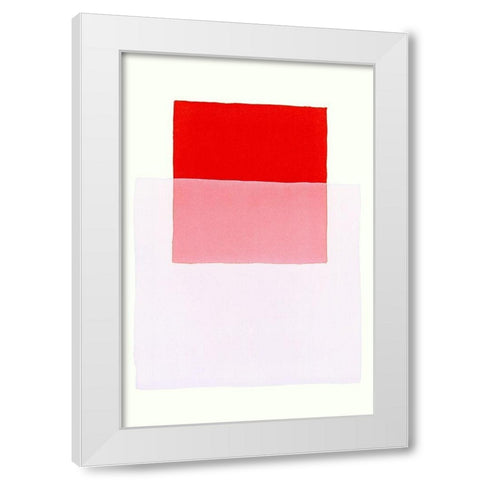Color Code 2 White Modern Wood Framed Art Print by Maier, Werner