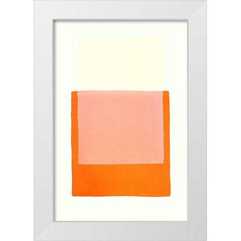 Color Code 4 White Modern Wood Framed Art Print by Maier, Werner