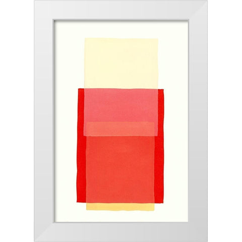Color Code 10 White Modern Wood Framed Art Print by Maier, Werner