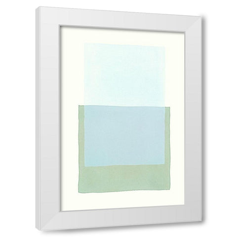 Color Code 11 White Modern Wood Framed Art Print by Maier, Werner