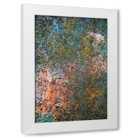 Ships Rust White Modern Wood Framed Art Print by Stalowy, John