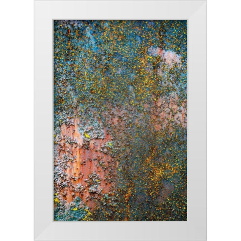 Ships Rust White Modern Wood Framed Art Print by Stalowy, John