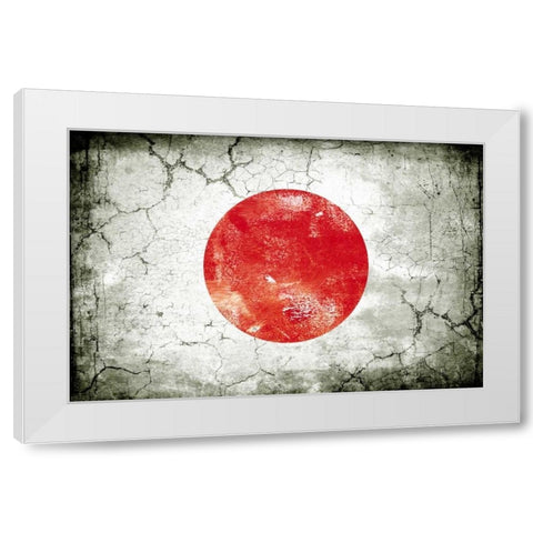 Japan 1 White Modern Wood Framed Art Print by Robins, John H.