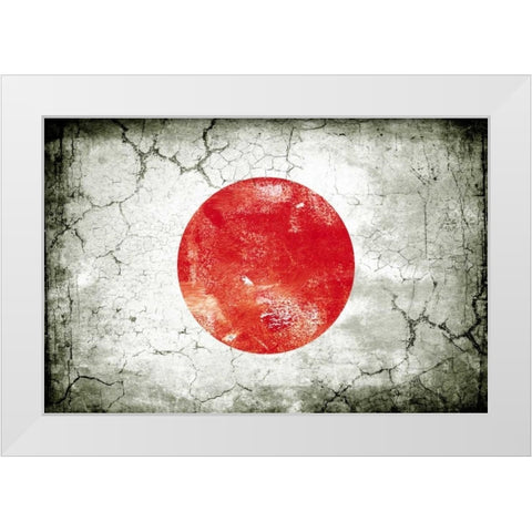 Japan 1 White Modern Wood Framed Art Print by Robins, John H.