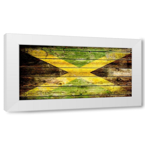 Jamaica 2 White Modern Wood Framed Art Print by Robins, John H.