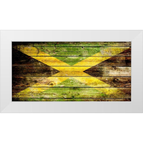 Jamaica 2 White Modern Wood Framed Art Print by Robins, John H.