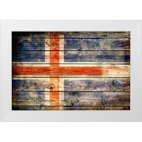 Iceland 2 White Modern Wood Framed Art Print by Robins, John H.