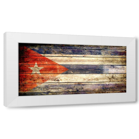 Cuba 2 White Modern Wood Framed Art Print by Robins, John H.