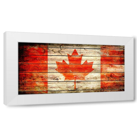 Canada 2 White Modern Wood Framed Art Print by Robins, John H.