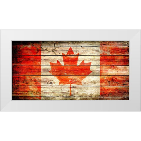 Canada 2 White Modern Wood Framed Art Print by Robins, John H.