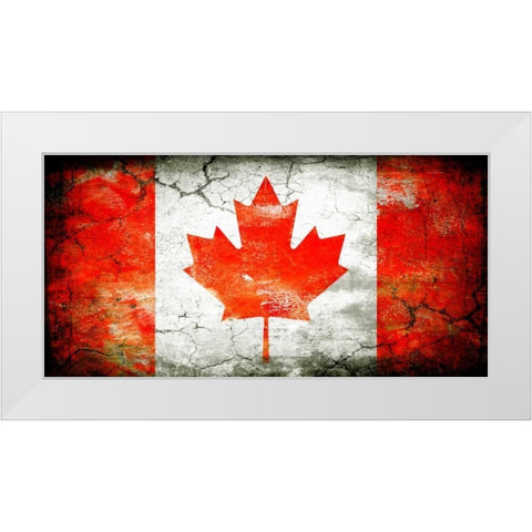 Canada 1 White Modern Wood Framed Art Print by Robins, John H.