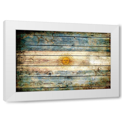 Argentina 2 White Modern Wood Framed Art Print by Robins, John H.