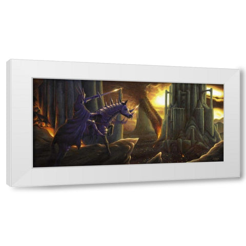 War times White Modern Wood Framed Art Print by Martin, Jose Luis